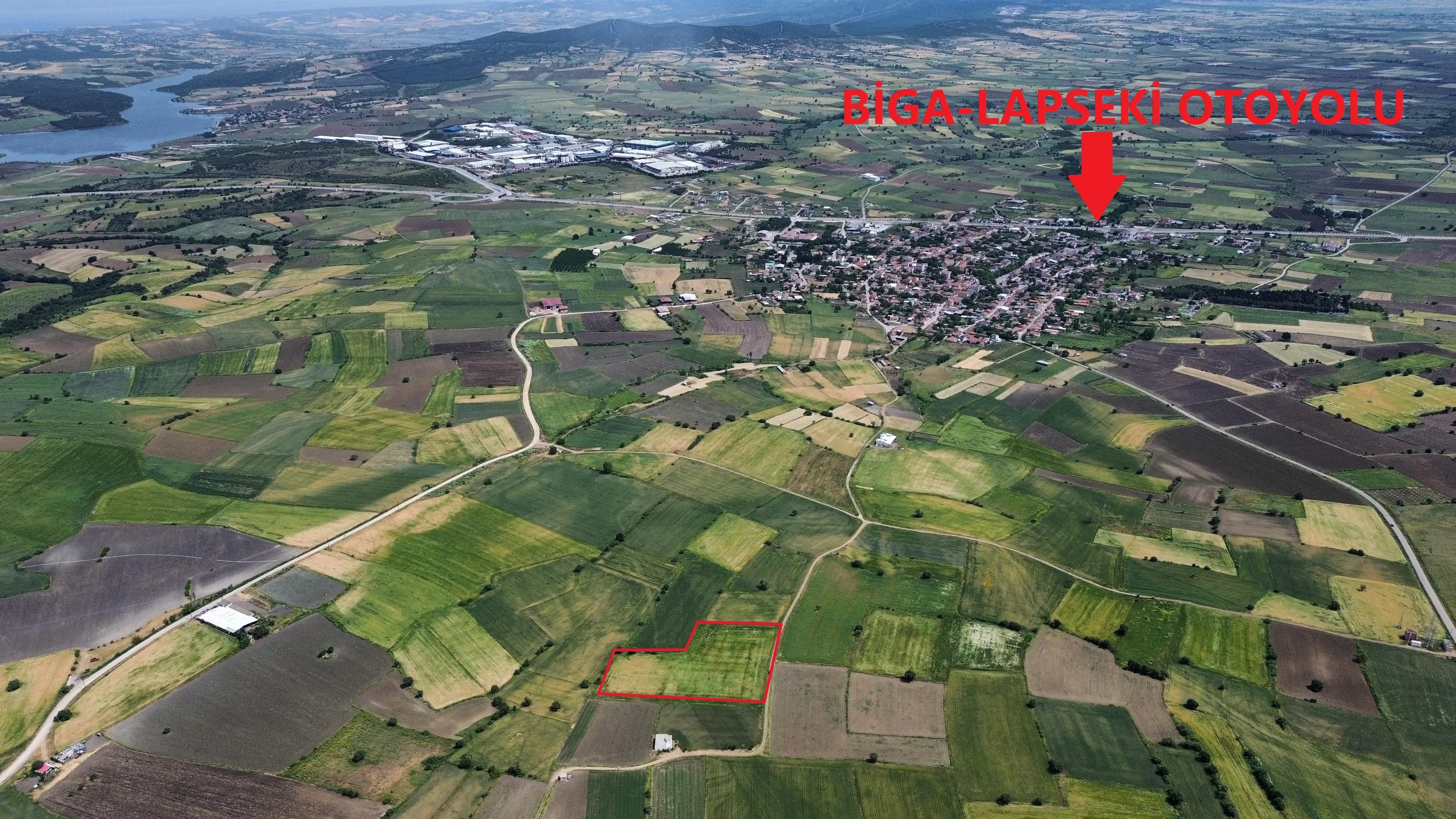 BİGA BALIKLIÇEŞME'DE YATIRIMLIK 11.145 M2 SATILIK MÜSTAKİL TARLA